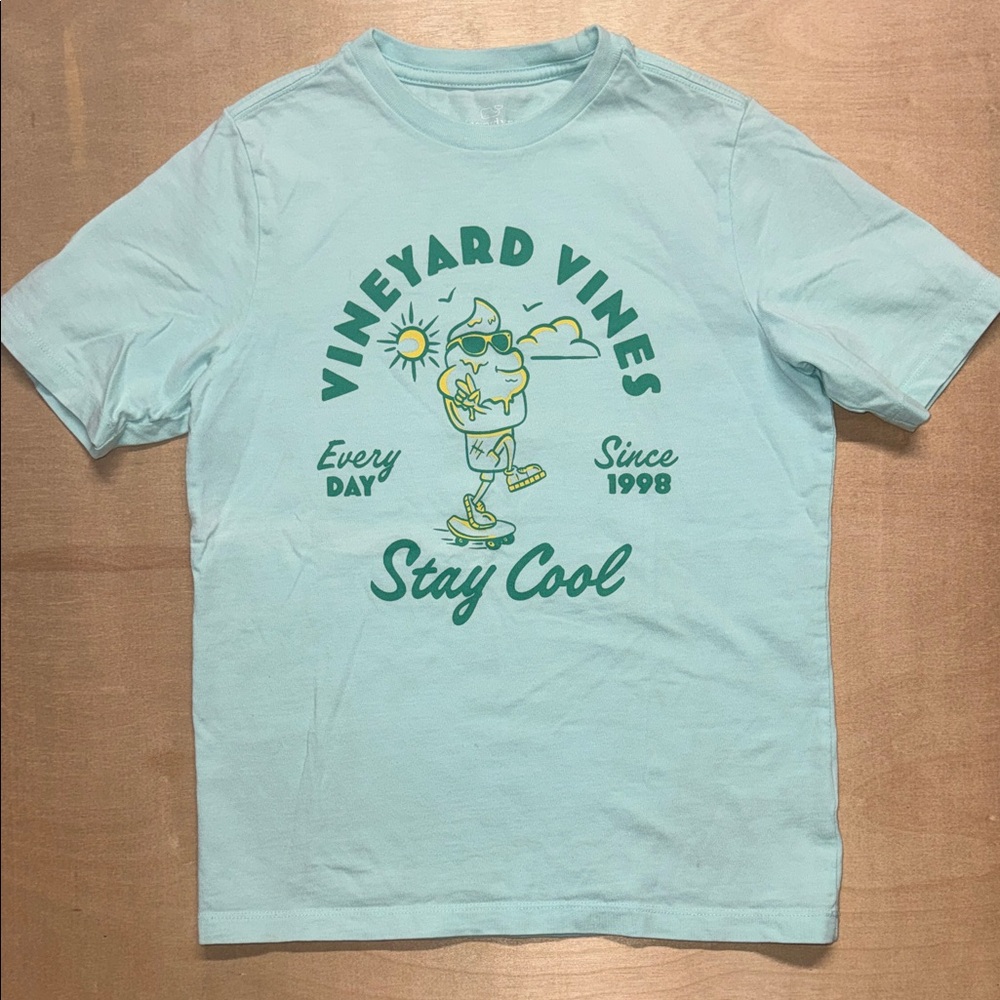 Vineyard Vines Aqua Graphic Tee